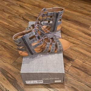 Maurice’s Gladiator Lace Up Sandals